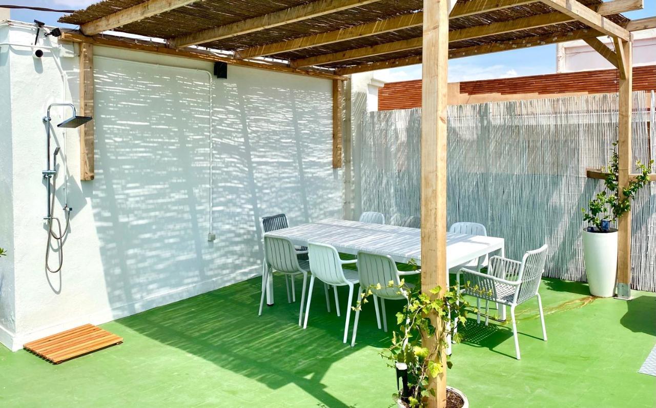 Habitacion En Playa Malvarrosa Con Bano Privado -No Ac- Valencia Luaran gambar