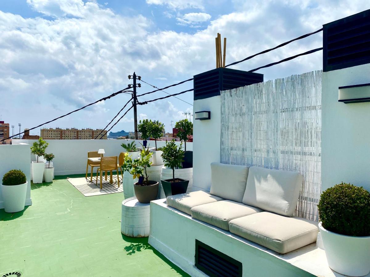Habitacion En Playa Malvarrosa Con Bano Privado -No Ac- Valencia Luaran gambar